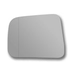 Wing Mirror Glass Left for Nissan Patrol Y61 1998-2009 Stick-On Passenger Near Side with Blind Spot