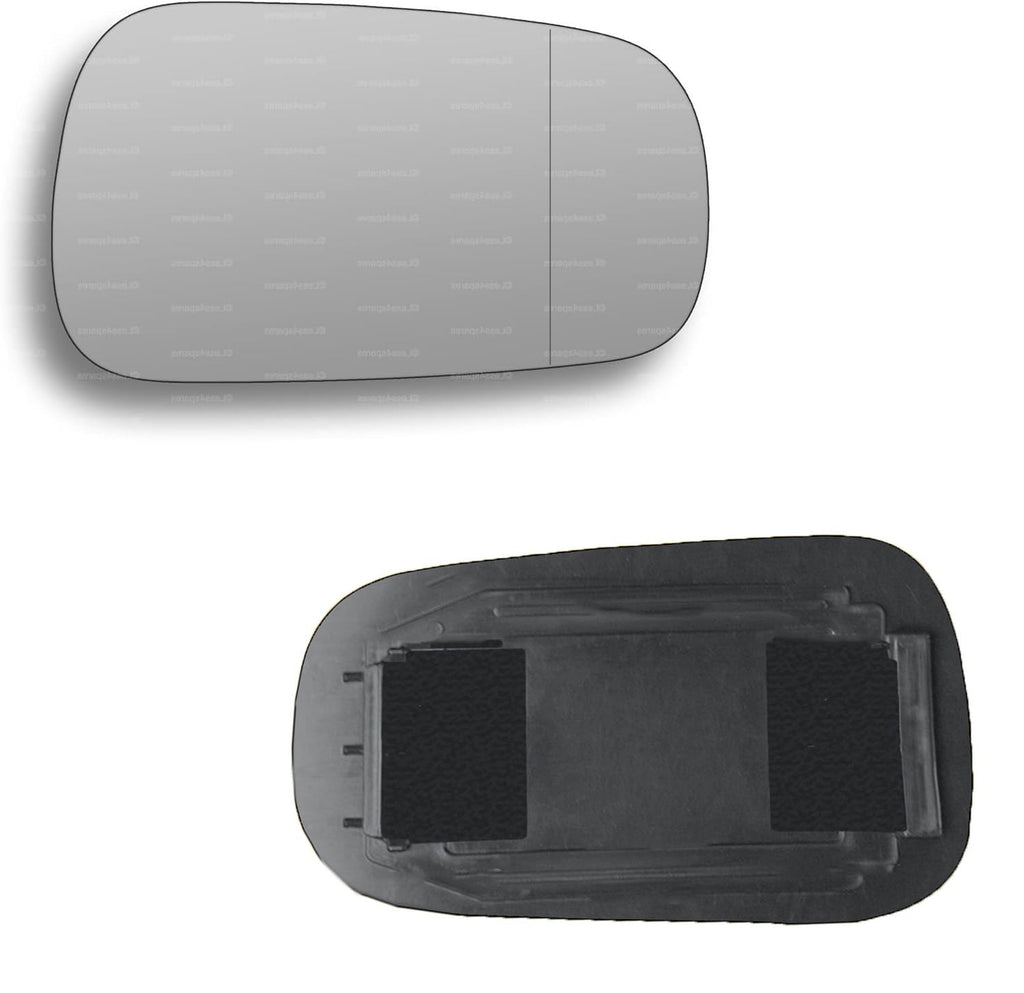 Replacement Wing Mirror Glass Right for Ford Fiesta 2002-2005 Clip-On Driver Off side with Blind Spot