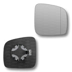 Replacement Wing Mirror Glass Right for VW Transporter 2003-2009 Clip-On Driver Off side Heated with Blind Spot