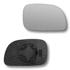 Replacement Wing Mirror Glass Right for Chrysler Voyager 1996-2007 Clip-On Driver Off side Convex