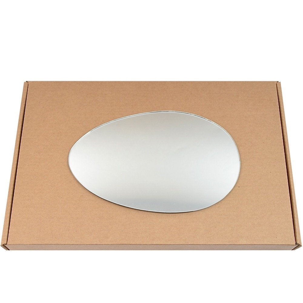 Wing Mirror Glass Left for Alfa Romeo 156 1997-2005 Stick-On Passenger Near Side Convex