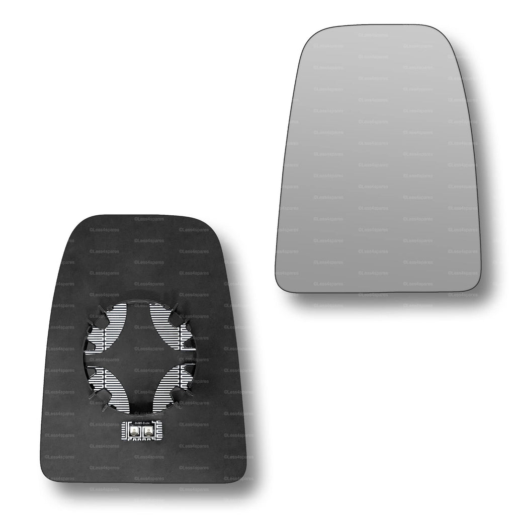 Replacement Wing Mirror Glass Left for Iveco Daily 2014-2022 Clip-On Passenger Near Side N/S Heated Convex