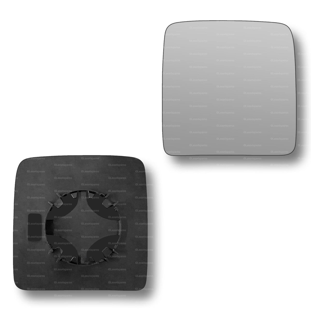 Replacement Wing Mirror Glass Left for Vauxhall Combo 2001-2011 Clip-On Passenger Near Side N/S Convex