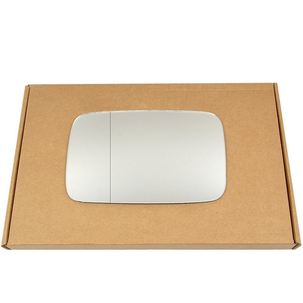 Wing Mirror Glass Left for BMW 5 Series 1988-1996 Stick-On Passenger Near Side with Blind Spot