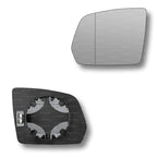 Replacement Wing Mirror Glass Left for Mercedes M-Class 2008-2011 Clip-On Passenger Near Side N/S Heated with Blind Spot