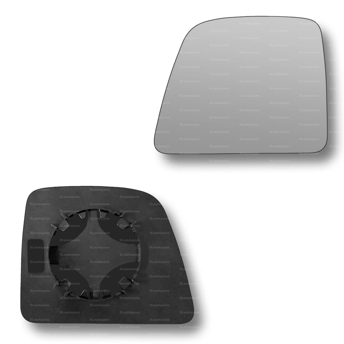 Replacement Wing Mirror Glass Left for Ford Tourneo Connect 2014-2018 Clip-On Passenger Near Side N/S Convex