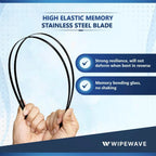 WipeWave Windscreen Wiper Blades for Fso 125P 1967-1992, 13" 13" Front U-Hook J-hook Arm - image 4