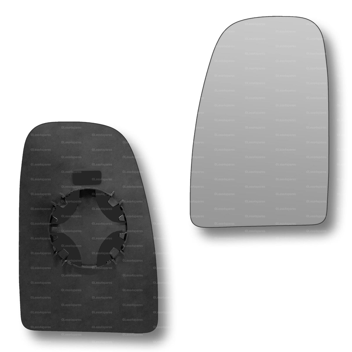 Replacement Wing Mirror Glass Left for Peugeot Boxer 2006-2022 Clip-On Passenger Near Side N/S Convex