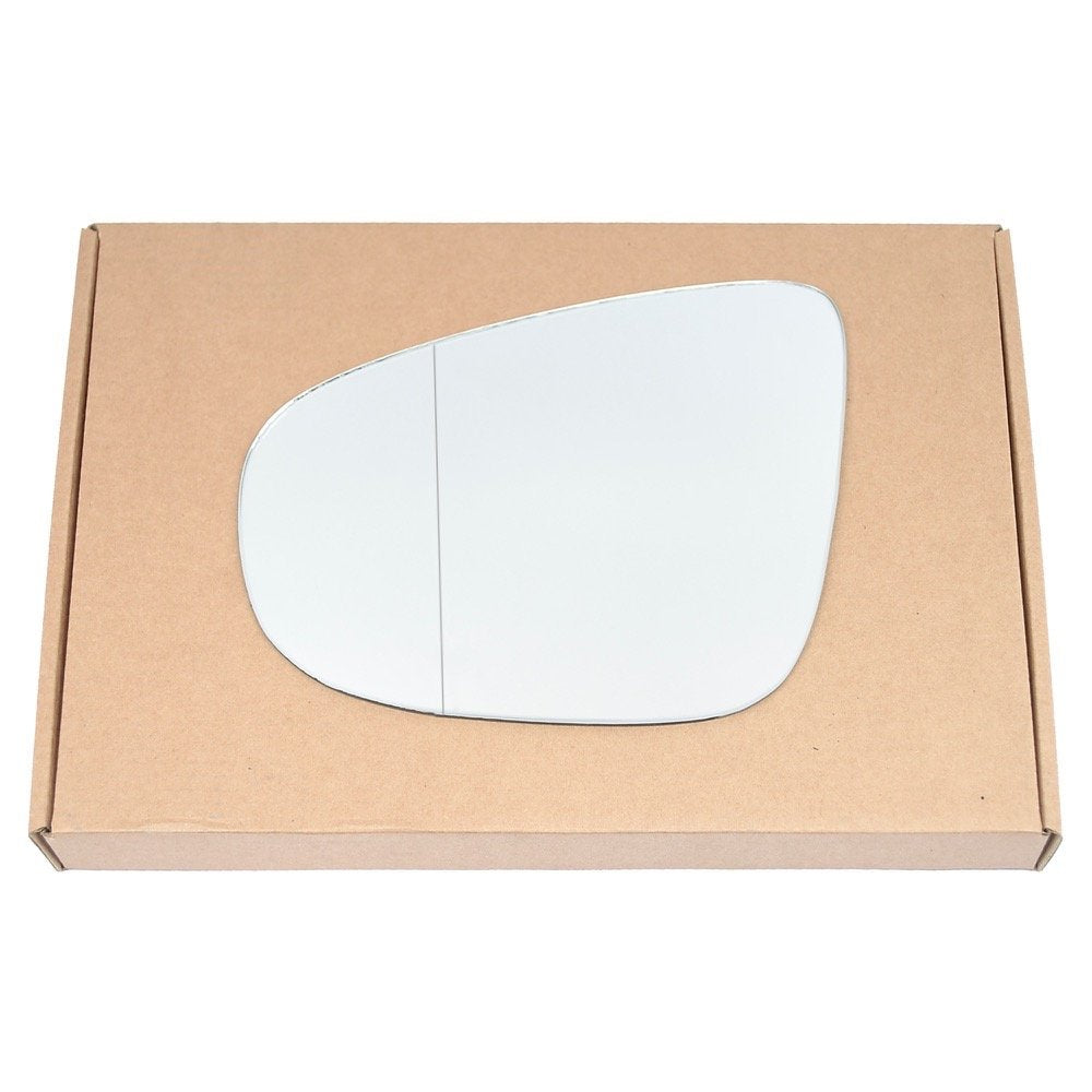 Wing Mirror Glass Left for VW Touran 2009-2015 Stick-On Passenger Near Side with Blind Spot
