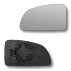 Replacement Wing Mirror Glass Left for Vauxhall Meriva 2002-2010 Clip-On Passenger Near Side N/S Convex