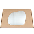Wide Angle Left Passenger side Silver Wing mirror glass for Seat Altea Xl 2006-2015