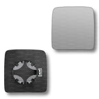 Replacement Wing Mirror Glass Right for Vauxhall Combo 2001-2011 Clip-On Driver Off side Heated Convex