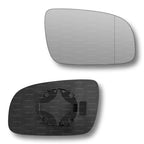 Replacement Wing Mirror Glass Right for VW Polo 2000-2002 Clip-On Driver Off side with Blind Spot