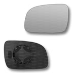 Replacement Wing Mirror Glass Left for VW Polo 2000-2002 Clip-On Passenger Near Side N/S Convex