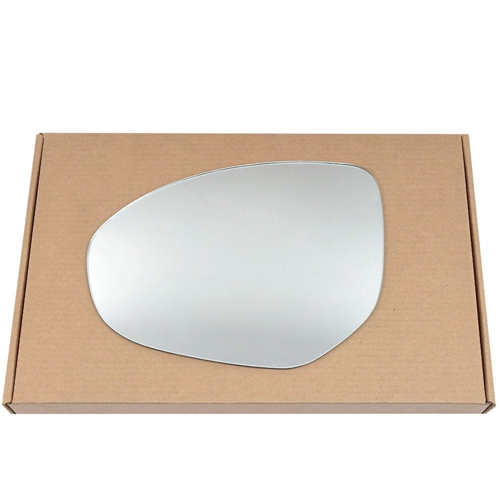 Wing Mirror Glass Left for Mazda 3 2009-2013 Stick-On Passenger Near Side Convex
