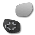 Replacement Wing Mirror Glass Left for Mitsubishi Outlander 2012-2022 Clip-On Passenger Near Side N/S Heated Convex