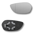 Replacement Wing Mirror Glass Left for Aston Martin DB11 2016-2022 Clip-On Passenger Near Side N/S Heated with Blind Spot