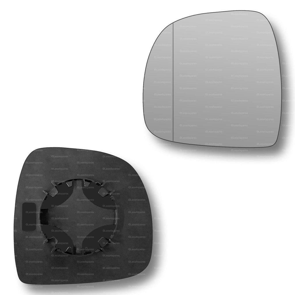 Replacement Wing Mirror Glass Left for Mercedes Vito 2003-2009 Clip-On Passenger Near Side N/S with Blind Spot