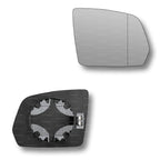 Replacement Wing Mirror Glass Right for Mercedes M-Class 2008-2011 Clip-On Driver Off side Heated with Blind Spot
