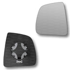 Replacement Wing Mirror Glass Left for Fiat Doblo 2010-2022 Clip-On Passenger Near Side N/S Heated Convex