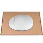 Wing Mirror Glass Left for Toyota Aygo 2005-2014 Stick-On Passenger Near Side with Blind Spot