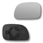 Replacement Wing Mirror Glass Left for Chrysler Voyager 1996-2007 Clip-On Passenger Near Side N/S Convex