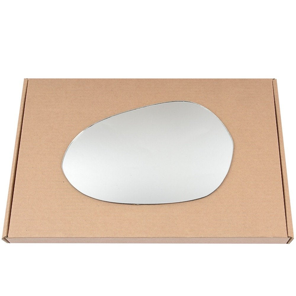 Wing Mirror Glass Left for Lancia Ypsilon 2003-2010 Stick-On Passenger Near Side Convex