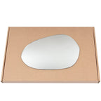 Wing Mirror Glass Left for Lancia Ypsilon 2003-2010 Stick-On Passenger Near Side Convex