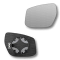 Replacement Wing Mirror Glass Left for Nissan Pulsar 2014-2019 Clip-On Passenger Near Side N/S Heated Convex