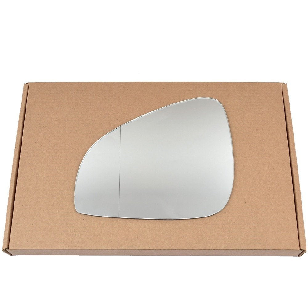 Wing Mirror Glass Left for Peugeot 407 2009-2010 Stick-On Passenger Near Side with Blind Spot