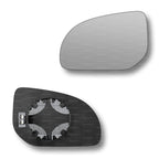 Replacement Wing Mirror Glass Left for Hyundai i20 2008-2012 Clip-On Passenger Near Side N/S Heated Convex