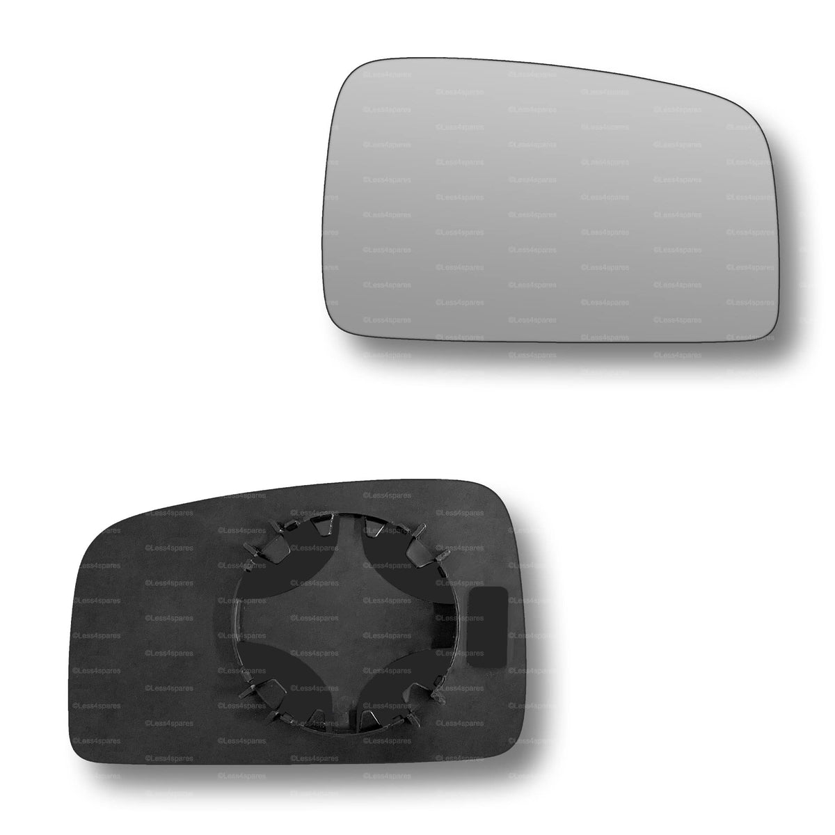 Replacement Wing Mirror Glass Right for Kia Sportage 2005-2007 Clip-On Driver Off side Convex