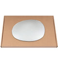 Wing Mirror Glass Left for Citroen C1 2005-2014 Stick-On Passenger Near Side Convex