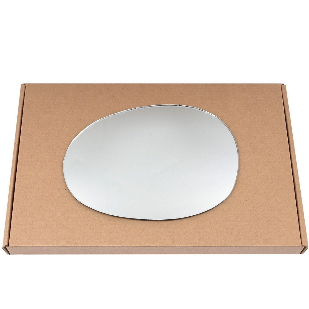 Wing Mirror Glass Left for Citroen C1 2005-2014 Stick-On Passenger Near Side Convex