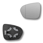 Replacement Wing Mirror Glass Left for Dacia Duster 2018-2022 Clip-On Passenger Near Side N/S Heated with Blind Spot