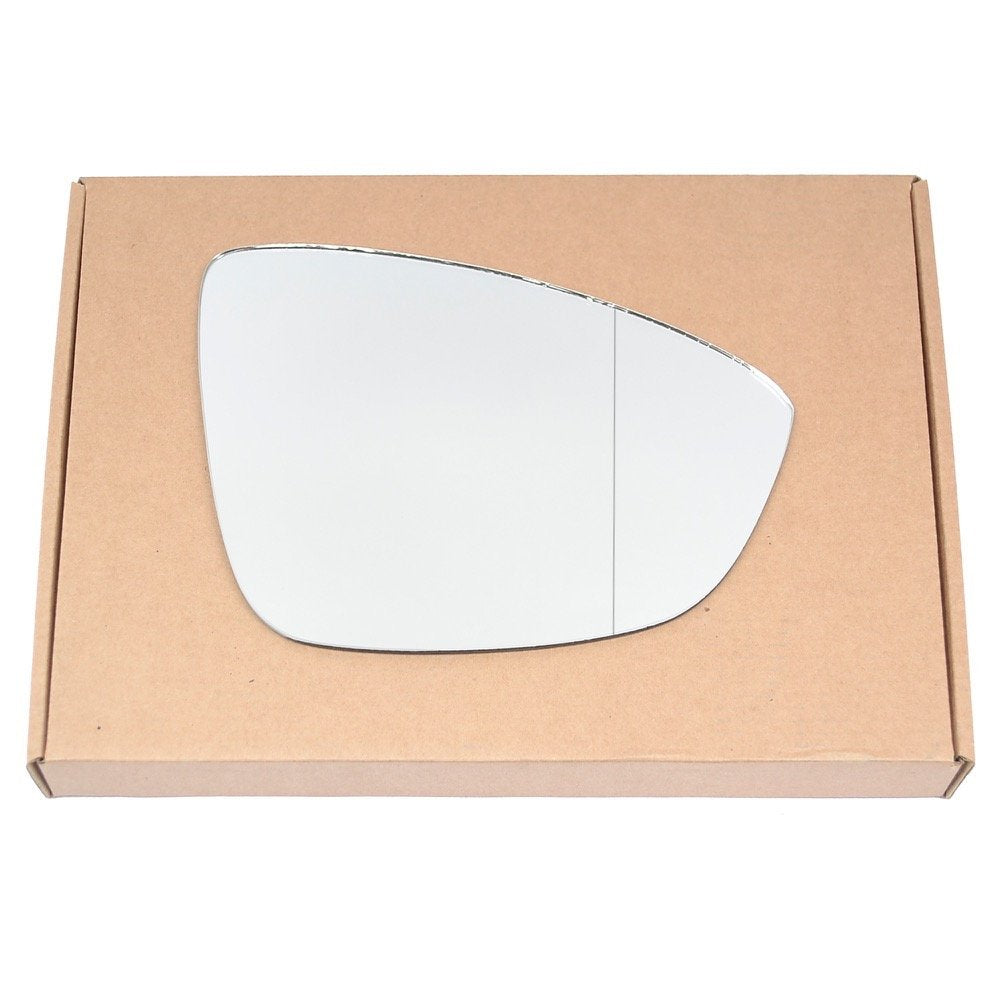 Wing Mirror Glass Right for VW CC 2012-2017 Stick-On Driver Off Side with Blind Spot