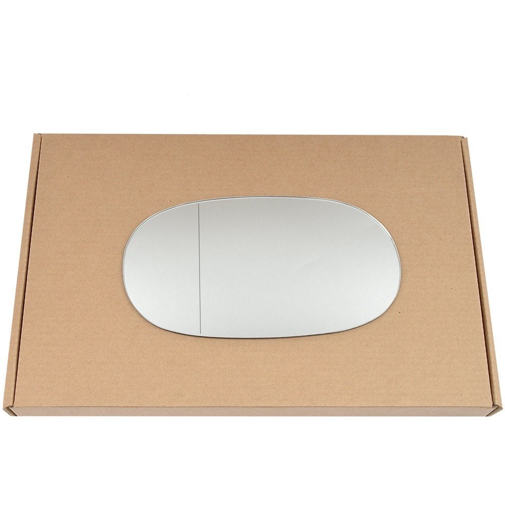 Wing Mirror Glass Left for Fiat Barchetta 1995-2005 Stick-On Passenger Near Side with Blind Spot