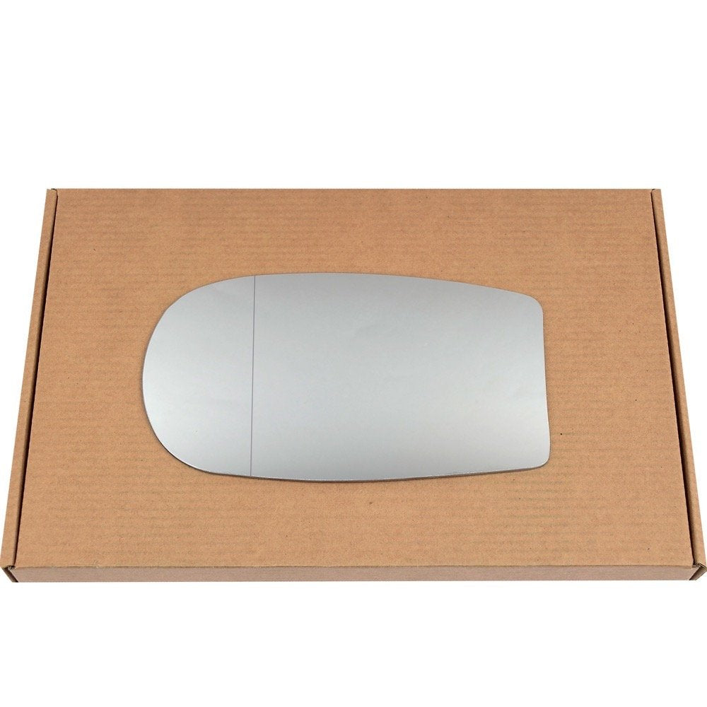 Wing Mirror Glass Left for Fiat Punto 1999-2009 Stick-On Passenger Near Side with Blind Spot
