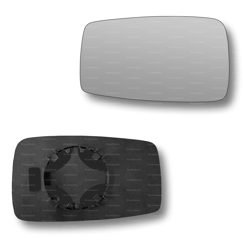 Replacement Wing Mirror Glass Right for Audi 80 90 Coupe Cabriolet 1986-1996 Clip-On Driver Off side Convex
