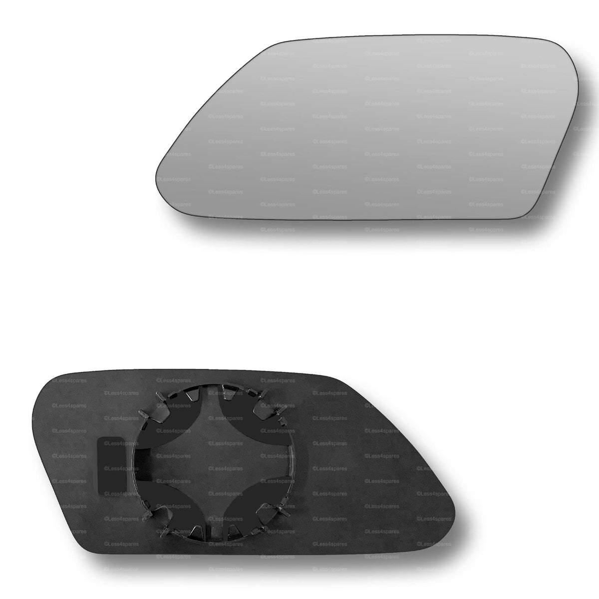 Replacement Wing Mirror Glass Left for Ford Mondeo 2001-2003 Clip-On Passenger Near Side N/S Convex