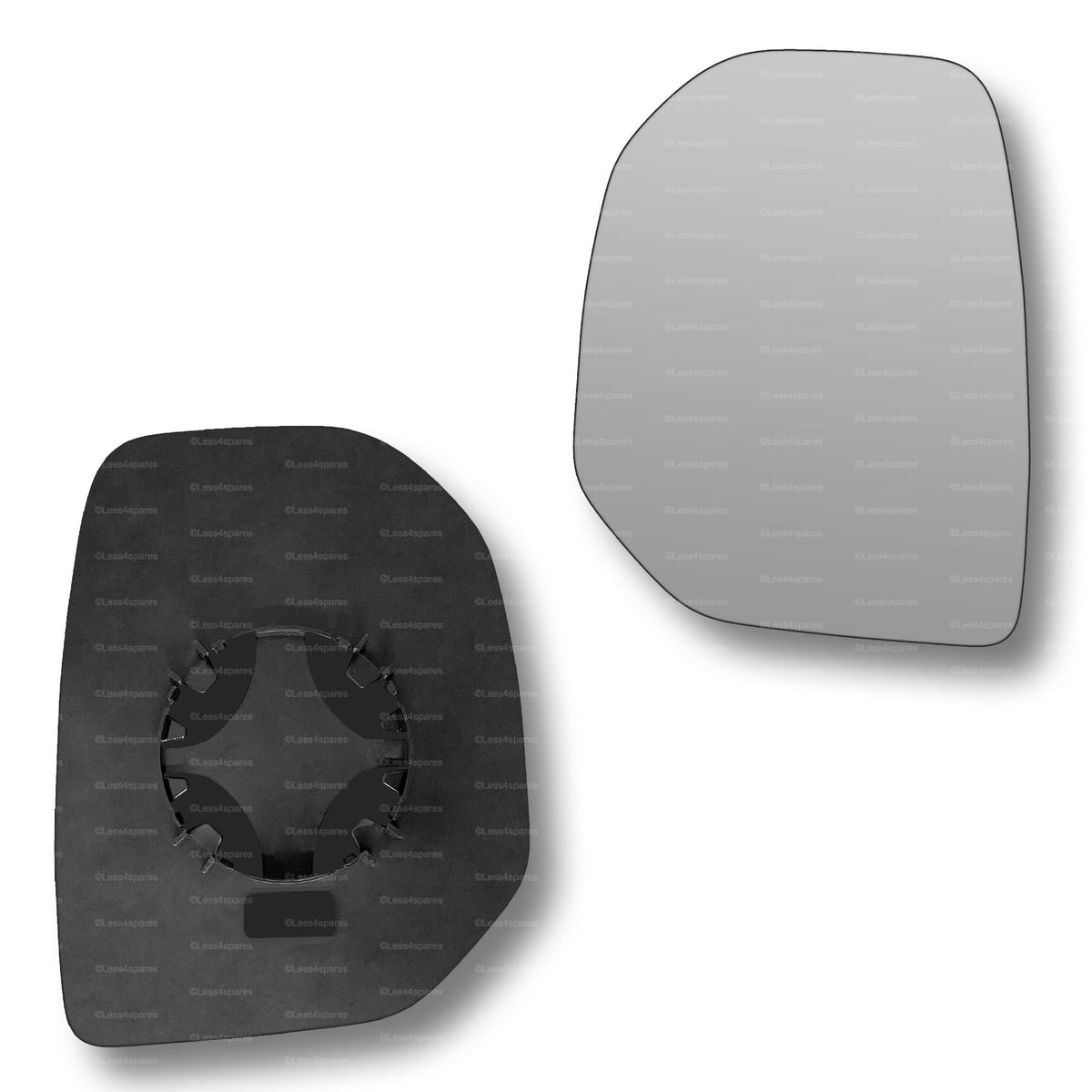 Replacement Wing Mirror Glass Left for Citroen Berligo 2008-2012 Clip-On Passenger Near Side N/S Convex