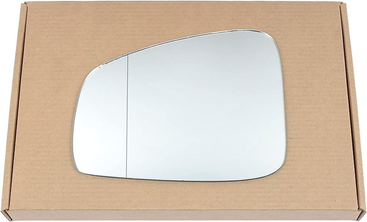 Wing Mirror Glass Left for Renault Latitude 2011-2016 Stick-On Passenger Near Side Convex