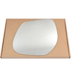 Wing Mirror Glass Left for Mitsubishi Outlander 2006-2010 Stick-On Passenger Near Side Convex