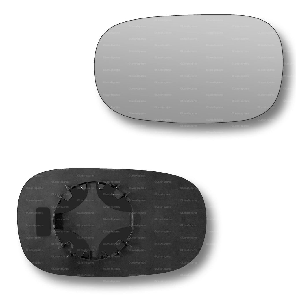 Replacement Wing Mirror Glass Left for Ford KA 1996-2008 Clip-On Passenger Near Side N/S Convex