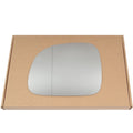 Wing Mirror Glass Left for Fiat Panda 2009-2020 Stick-On Passenger Near Side with Blind Spot