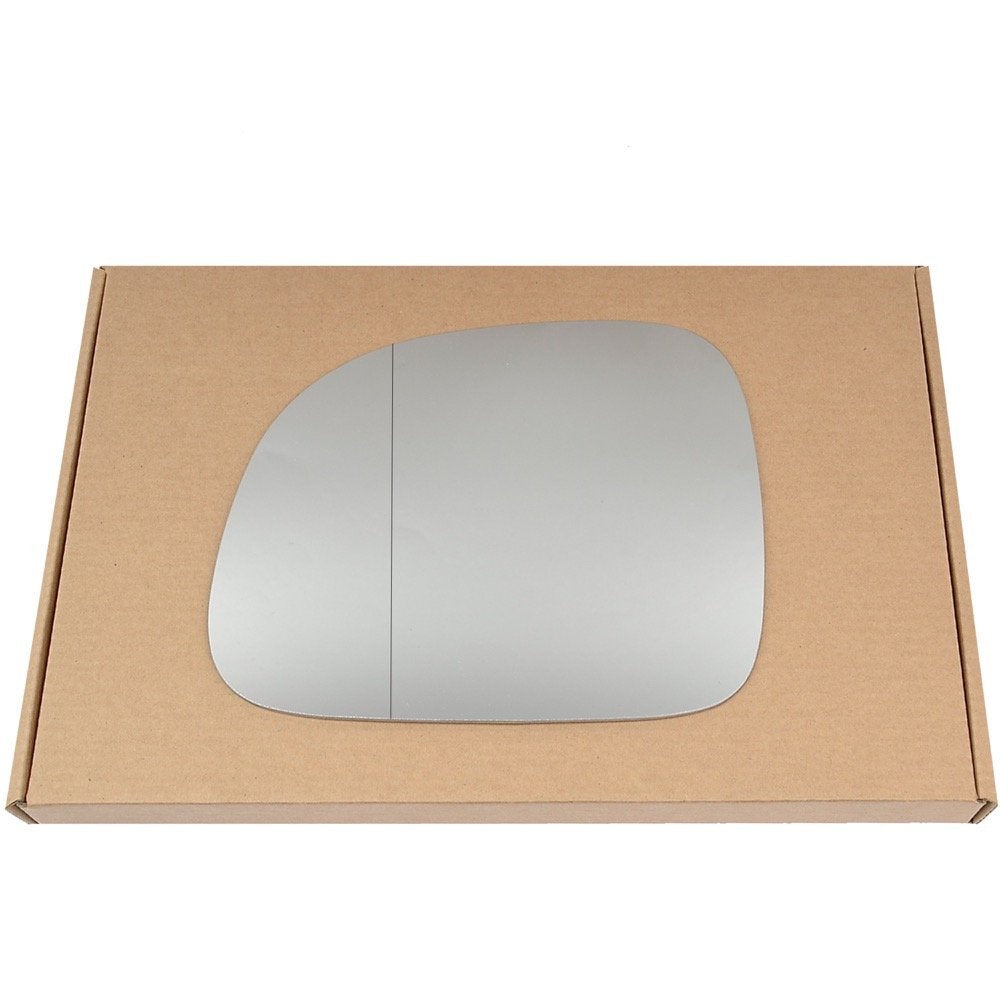 Wing Mirror Glass Left for Fiat Panda 2009-2020 Stick-On Passenger Near Side with Blind Spot