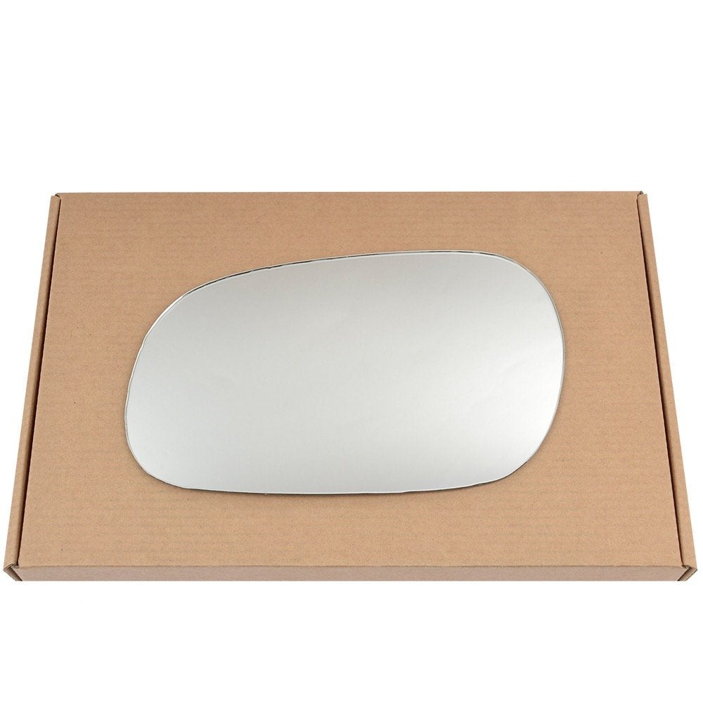 Wing Mirror Glass Left for Mitsubishi Carisma 1995-2006 Stick-On Passenger Near Side Convex