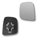 Replacement Wing Mirror Glass Left for Nissan NV200 2010-2022 Clip-On Passenger Near Side N/S Heated Convex