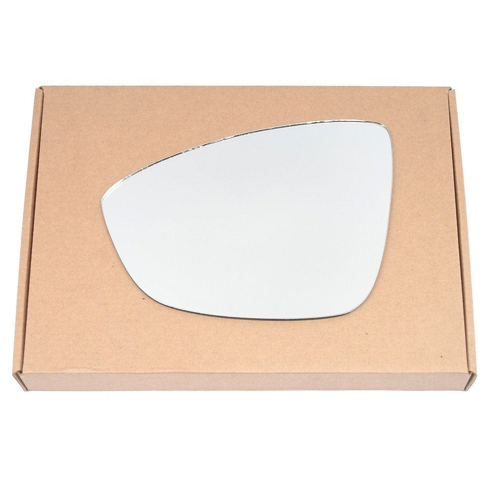 Wing Mirror Glass Left for VW Scirocco 2008-2017 Stick-On Passenger Near Side Convex