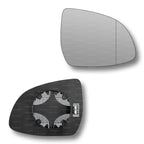 Replacement Wing Mirror Glass Right for BMW X5 2013-2018 Clip-On Driver Off side Heated with Blind Spot